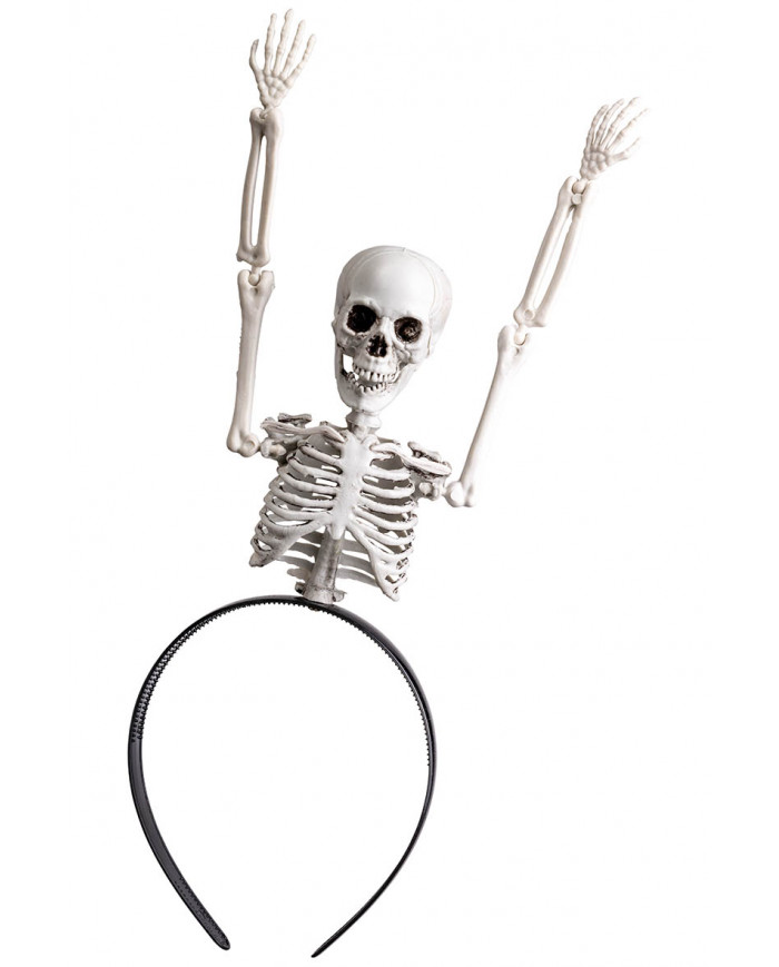 SKELETON HEADBAND WITH HANGTAG LABEL SKELETON HEADBAND WITH HANGTAG LABEL