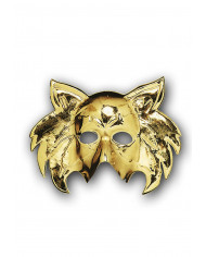 Metallized plastic mask for an original and shining disguise. Metallized plastic mask for an original and shining disguise.