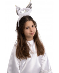 serre-tête ange blanc avec halo, ailes et orné de plumes avec carte d’en-tête serre-tête ange blanc avec halo, ailes et orné de plumes avec carte d’en-tête