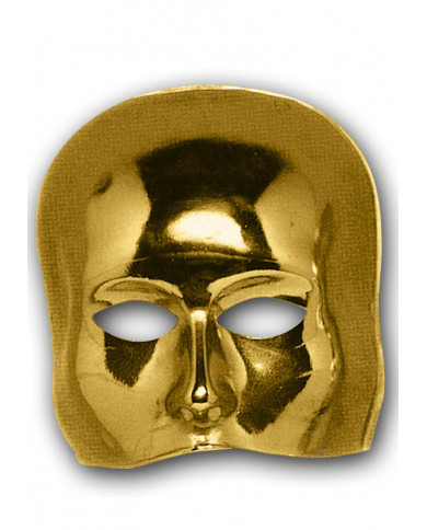 Metallized plastic chinless mask to hide your identity like in Metallized plastic chinless mask to hide your identity like in