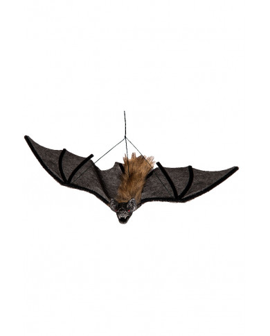 chauve-souris noir à suspendre avec peluche, longueur 40 cm environ avec étiquette volante / étiquette chauve-souris noir à suspendre avec peluche, longueur 40 cm environ avec étiquette volante / étiquette