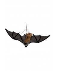 chauve-souris noir à suspendre avec peluche, longueur 40 cm environ avec étiquette volante / étiquette chauve-souris noir à suspendre avec peluche, longueur 40 cm environ avec étiquette volante / étiquette