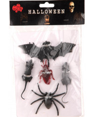 5 HORROR ANIMALS ON CARD