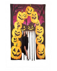 tienda calabaza gigante de unos 240 cm de alto x 145 cm de largo en bolsa con solapa de cartón