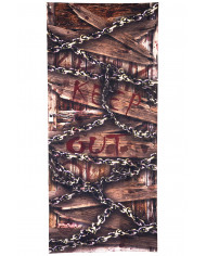 Copriporta con catene  h.cm.180 x l.cm.80 ca. in busta con cav.