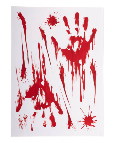 Vetrofania halloween cm. 35x25 ca. con cartellino/etichetta