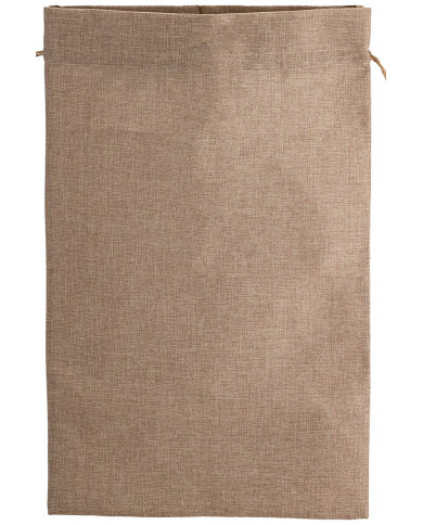 sac de jute, hauteur 80x50 cm environ avec carte d’en-tête