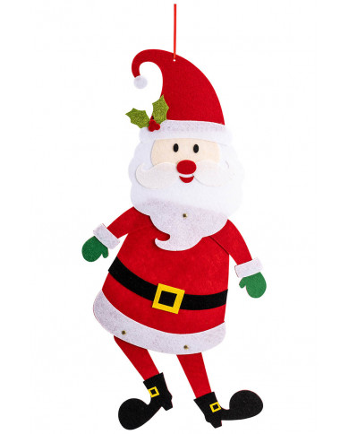 Weihnachtsdekoration aus Filz H. ca. 60 cm mit Aufhänger