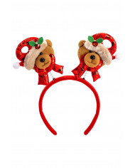 serre-tête de noël ourson avec carte d’en-tête serre-tête de noël ourson avec carte d’en-tête