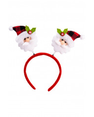 diadema de navidad Papá Noel con solapa de cartón diadema de navidad Papá Noel con solapa de cartón