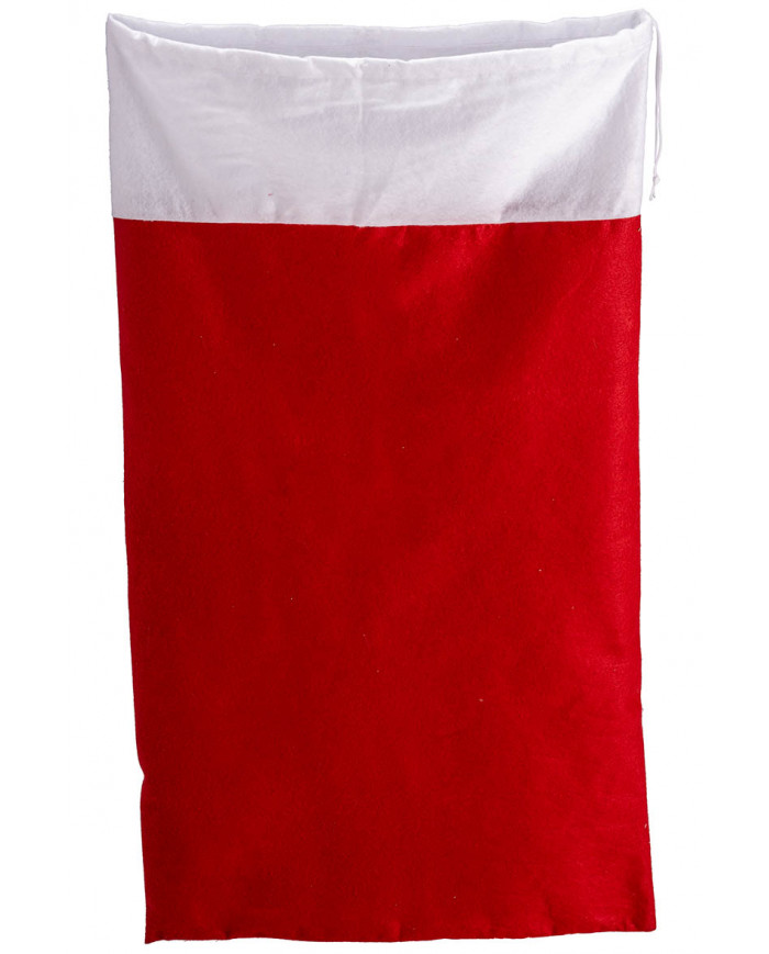 SANTA CLAUS FELT SACK H.CM.100X60 IN BAG