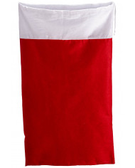 sac père noël en feutre, hauteur 100x60 cm environ dans une pochette