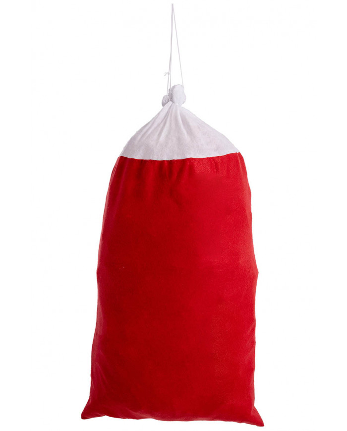 SANTA CLAUS FELT SACK H.CM.100X60 IN BAG