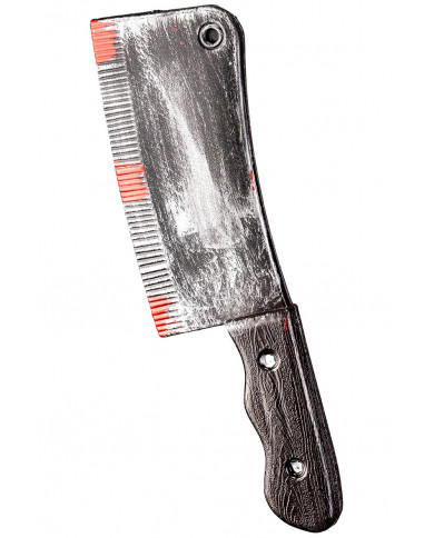 Accetta insanguinata  l.cm.28 ca. con cartellino/etichetta Accetta insanguinata  l.cm.28 ca. con cartellino/etichetta