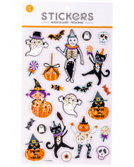 Cartella stickers in rilievo in busta con cav.