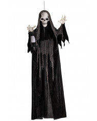 HANGING SKELETON WITH LANTERN, LIGHTS AND SOUND H.CM.180 (BATT.INCL.) WITH HANGTAG LABEL