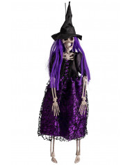 HANGING WITCH SKELETON H.CM.40 WITH HANGTAG LABEL