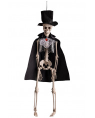 HANGING SKELETON WITH CAPE H.CM.40 WITH HANGTAG LABEL