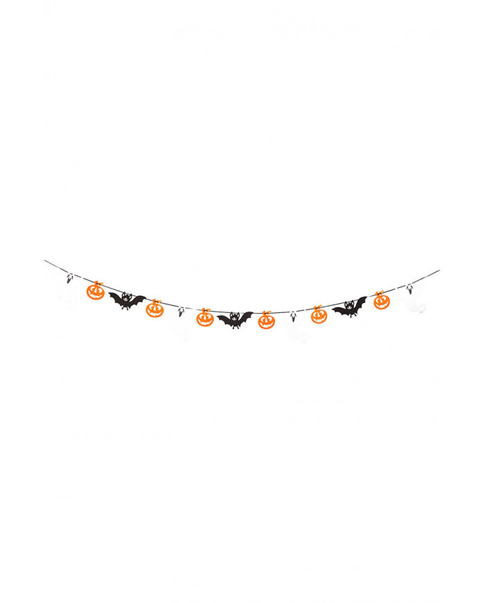 HORIZONTAL STRING WITH FELT HALLOWEEN SUBJECTS L.CM.150 IN BAG