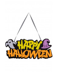 Décoration happenderey halloween en feutre à suspendre, longueur 30 cm environ avec étiquette volante / étiquette Décoration happenderey halloween en feutre à suspendre, longueur 30 cm environ avec étiquette volante / étiquette