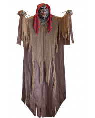 HANGING HORROR WOLF WITH LIGHTS H.CM.220 IN BAG (BATT.INCL.)