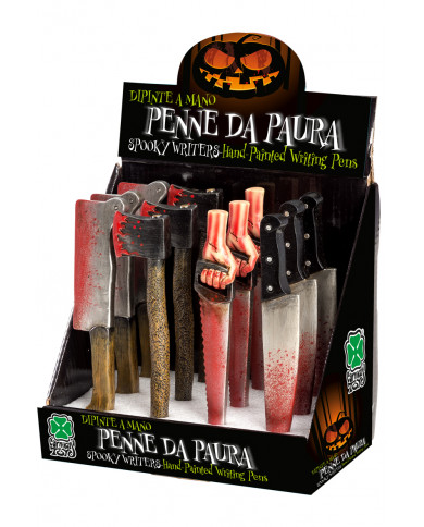 bolígrafo armas Halloween de modelos surtidos en expositor