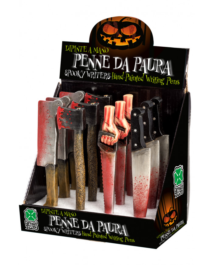 HALLOWEEN WEAPONS PEN ASS.MOD. IN DISPLAY BOX
