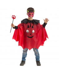 Teufel umhang aus taft l.cm.65 in beutel mit haken