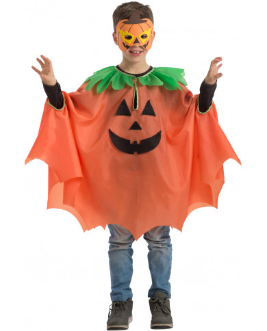 Kürbis umhang aus taft l.cm. 65 in beutel mit haken Kürbis umhang aus taft l.cm. 65 in beutel mit haken