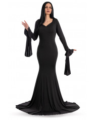 Costume Dama Nera adulto tg. m/l in busta c/gancio