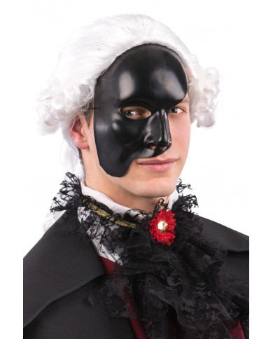 Phantom of the Opera black plastic mask with elastic. To turn Phantom of the Opera black plastic mask with elastic. To turn
