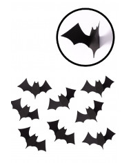 8 chauves-souris autocollant en papier l.cm. 20 dans une pochette avec carte d'en-tête