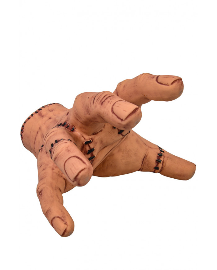 Mano con cicatrici in lattice c/cartellino-etichetta