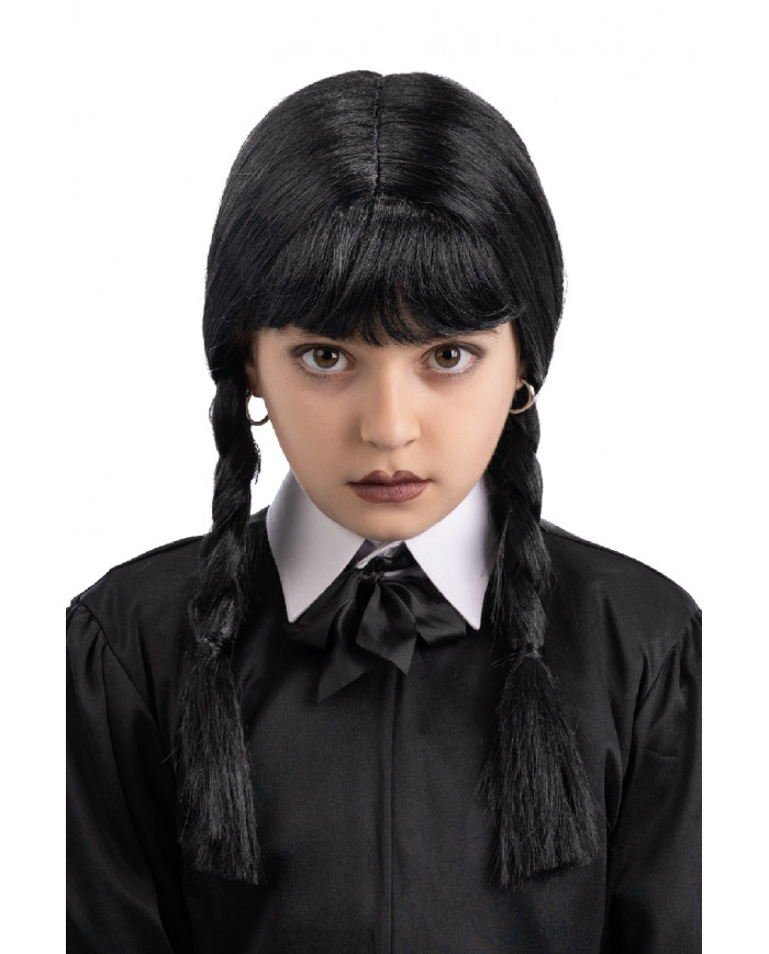 Peluca miercoles para niño en bolsa con solapa