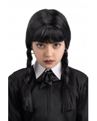 Wednesday children wig in bag with hook