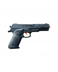 Pistola carabiniere nera l.cm.12 ca. in busta c/cav. Pistola carabiniere nera l.cm.12 ca. in busta c/cav.