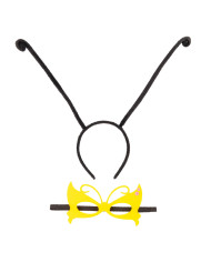 Set deguisement papillon multicolor (joupe, ailes, masque, serre-tete) dans sachet avec cavalier Set deguisement papillon multicolor (joupe, ailes, masque, serre-tete) dans sachet avec cavalier