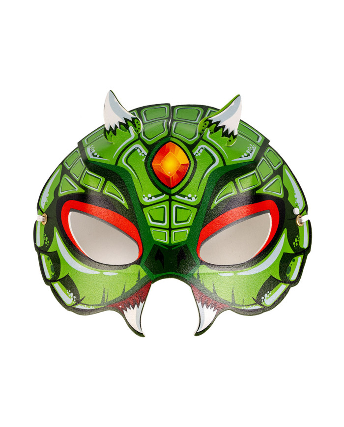 Set maschera e spada dinosauro  in eva l.cm. 32 ca. su cartoncino