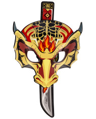 Monster mask and sword set in eva l.cm. 32 ac. on card