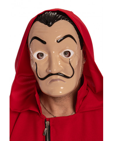 Plastic mask of the famous painter Salvador Dal, which thanks Plastic mask of the famous painter Salvador Dal, which thanks