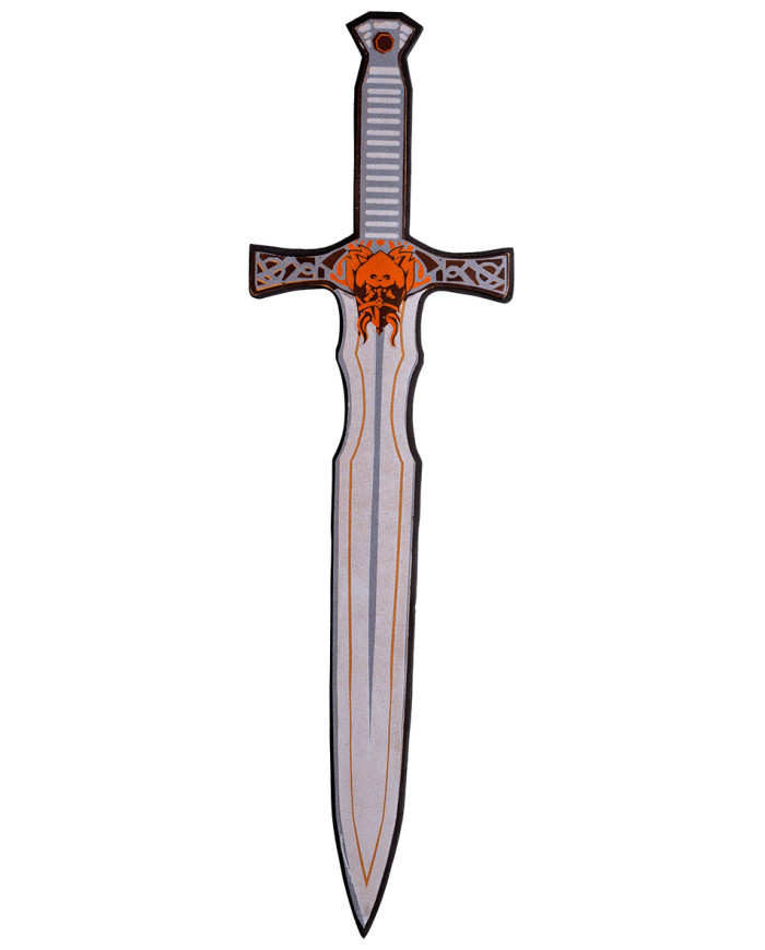 Espada en eva con escarabe l.cm.54 aprox. sobre cartoncillo