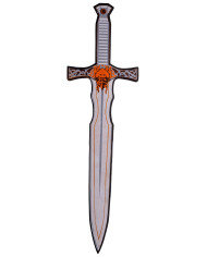 Espada en eva con escarabe l.cm.54 aprox. sobre cartoncillo