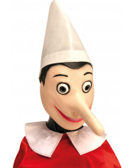 Latex mask to play the puppet protagonist of the most loved