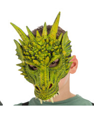 Masque intégral dragon en plastique avec carte dâen-tête Masque intégral dragon en plastique avec carte dâen-tête