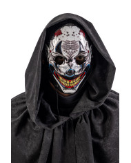 Maschera diavolo con decorazioni luminose (batterie escluse) in busta con cavallotto