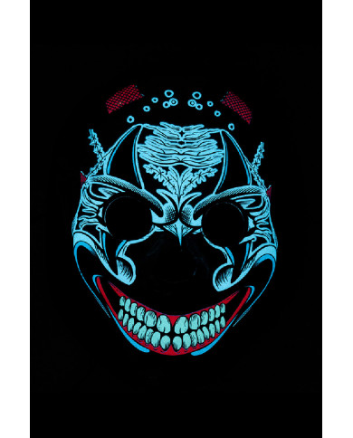 Devil mask with lighting decorations ( batteries not included) in pbh