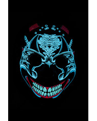 Devil mask with lighting decorations ( batteries not included) in pbh