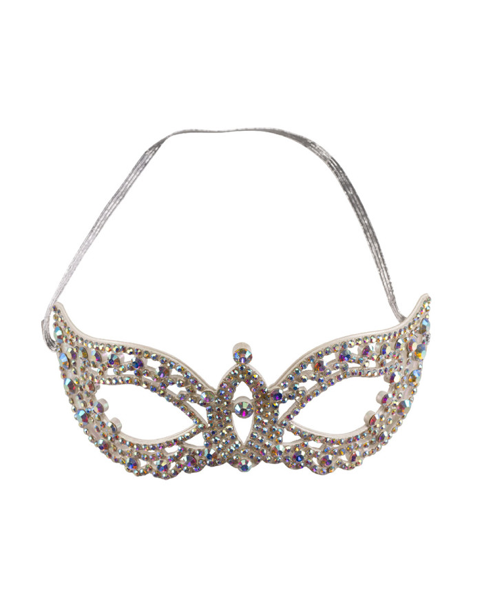 Masque précieux avec strass, sur papier cartonné