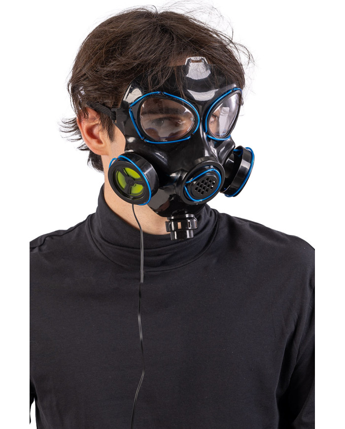 Antigas mask with lighting decorations (batteries not included) in pbh