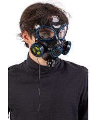 Antigas mask with lighting decorations (batteries not included) in pbh